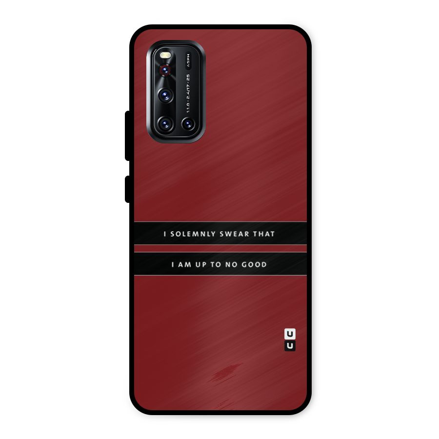 No Good Swear Metal Back Case for Vivo V19
