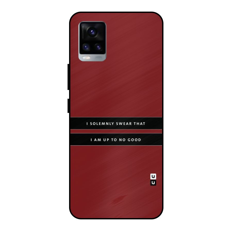 No Good Swear Metal Back Case for Vivo V20 2021