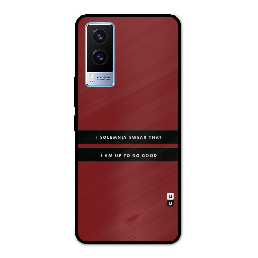 No Good Swear Metal Back Case for Vivo V21e 5G