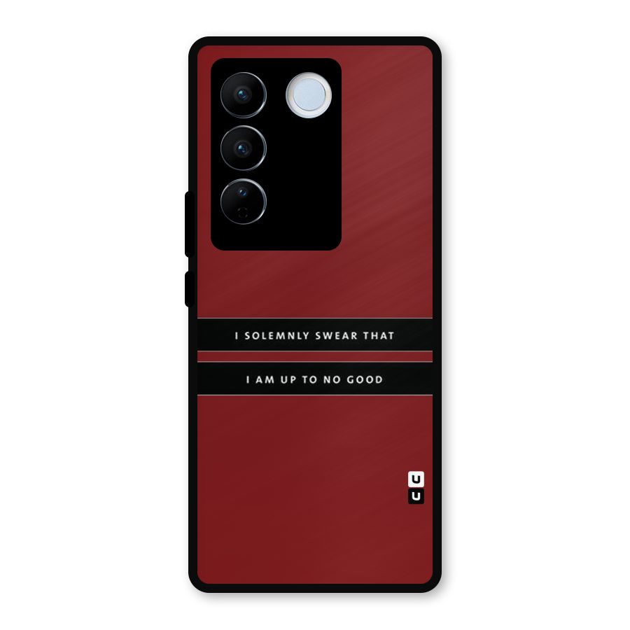 No Good Swear Metal Back Case for Vivo V27