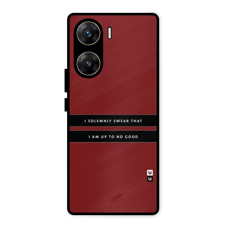 No Good Swear Metal Back Case for Vivo V29e