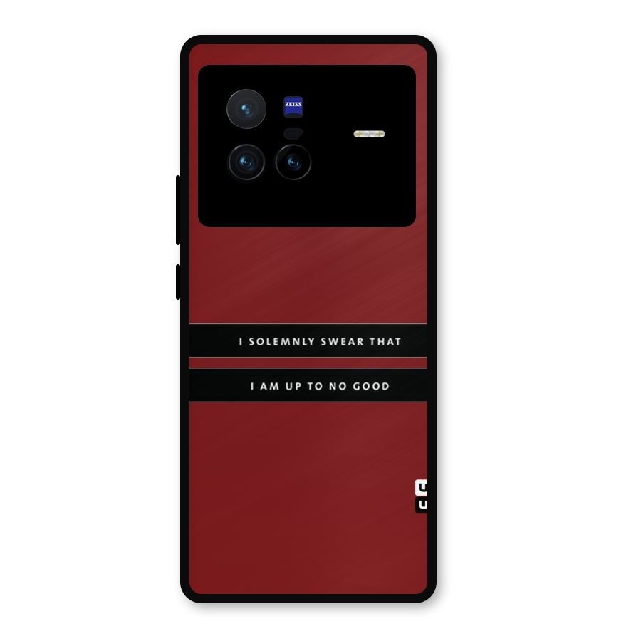 No Good Swear Metal Back Case for Vivo X80