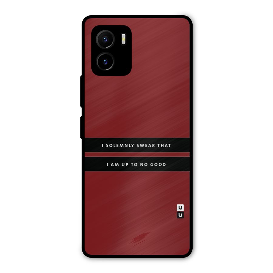 No Good Swear Metal Back Case for Vivo Y15s