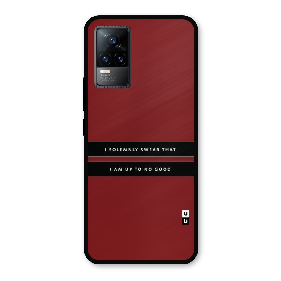 No Good Swear Metal Back Case for Vivo Y73