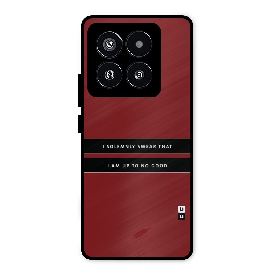 No Good Swear Metal Back Case for Xiaomi 14 Pro