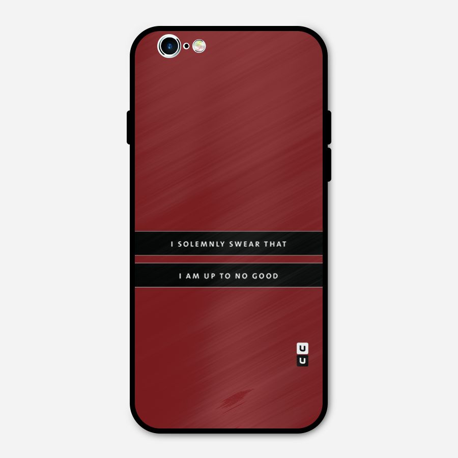 No Good Swear Metal Back Case for iPhone 6 6s