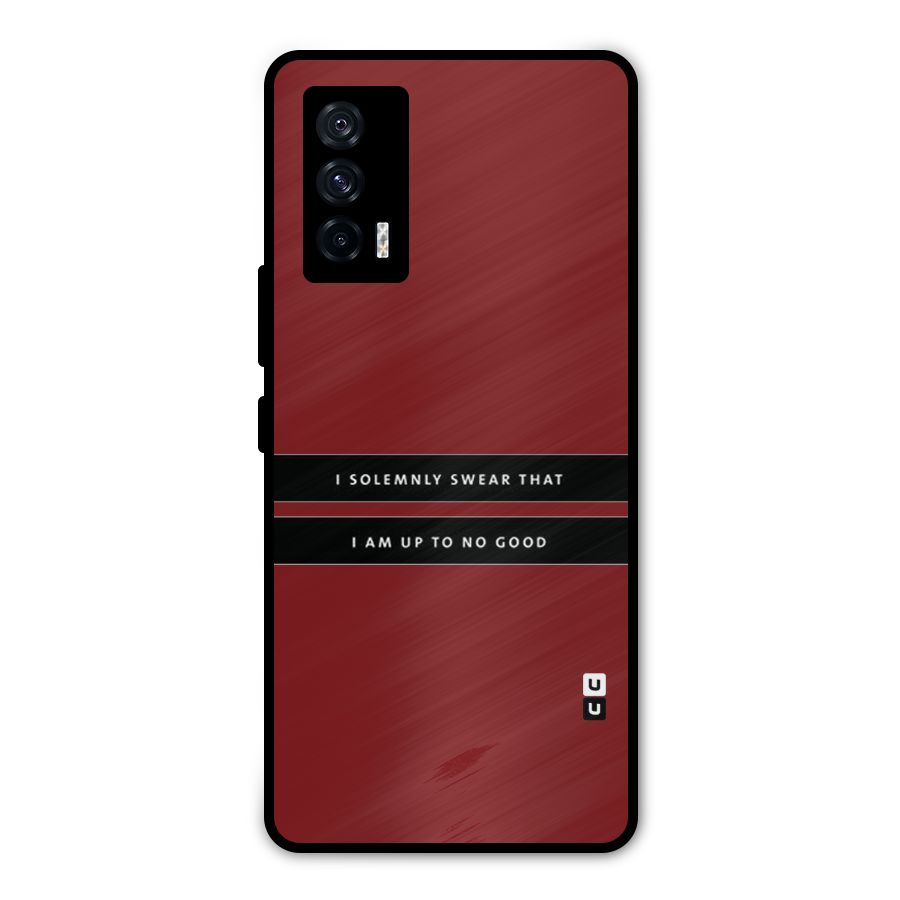 No Good Swear Metal Back Case for iQOO 7 5G