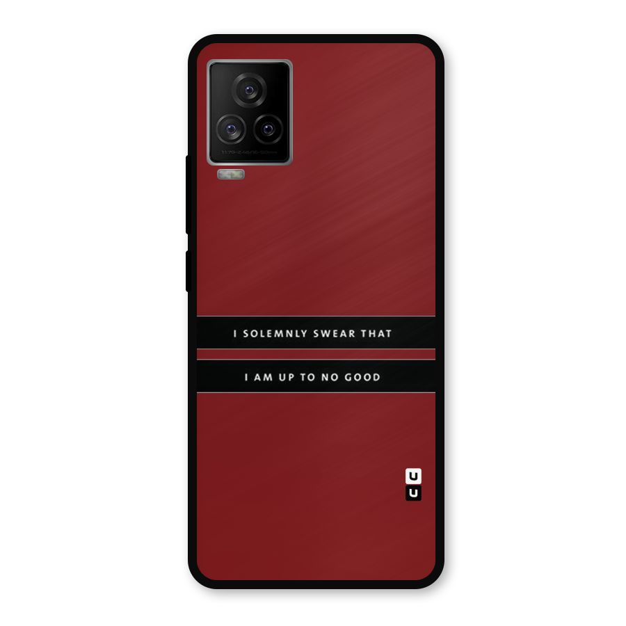 No Good Swear Metal Back Case for iQOO 7 Legend 5G