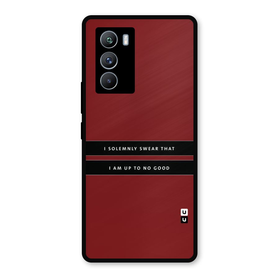 No Good Swear Metal Back Case for iQOO 9 SE