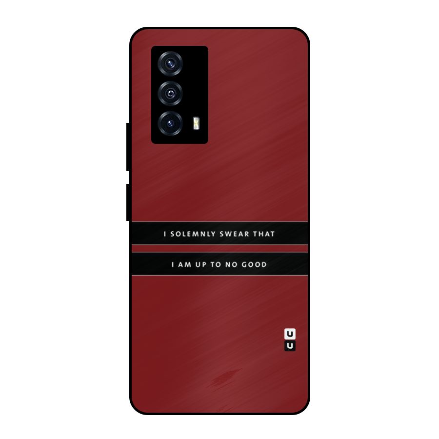 No Good Swear Metal Back Case for iQOO Z5