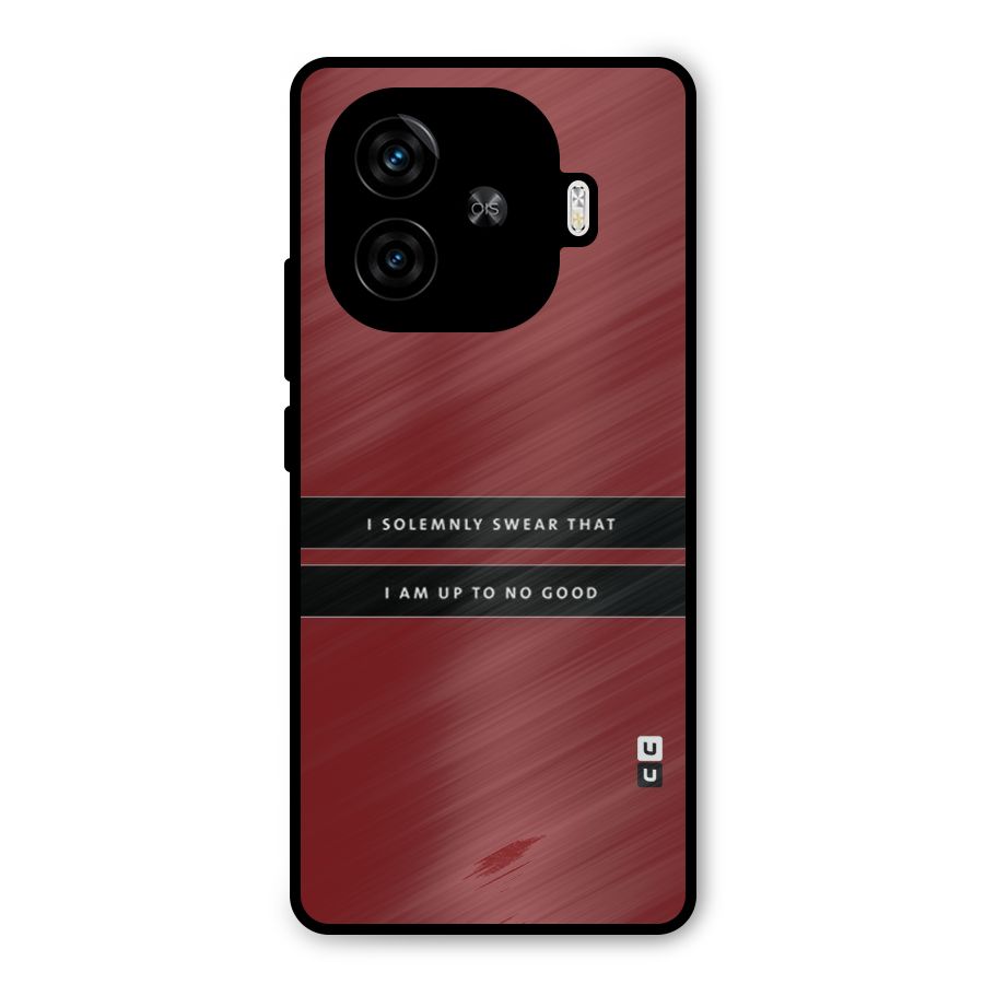 No Good Swear Metal Back Case for iQOO Z9 Turbo