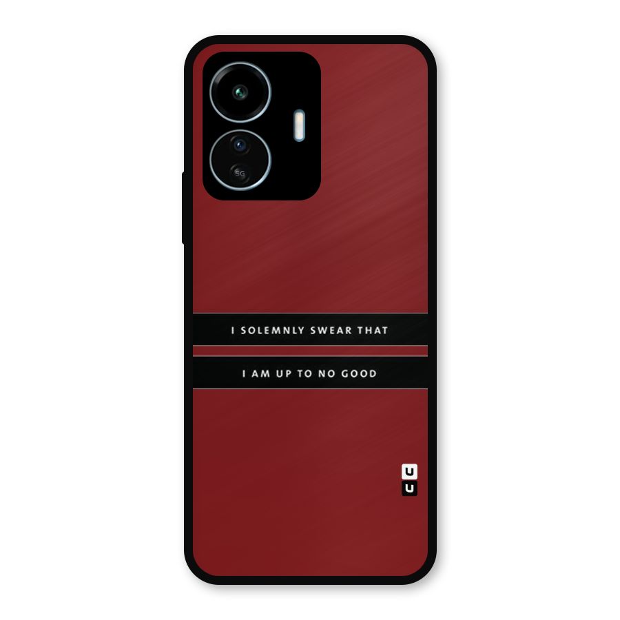 No Good Swear Metal Back Case for vivo iQOO Z6 Lite 5G