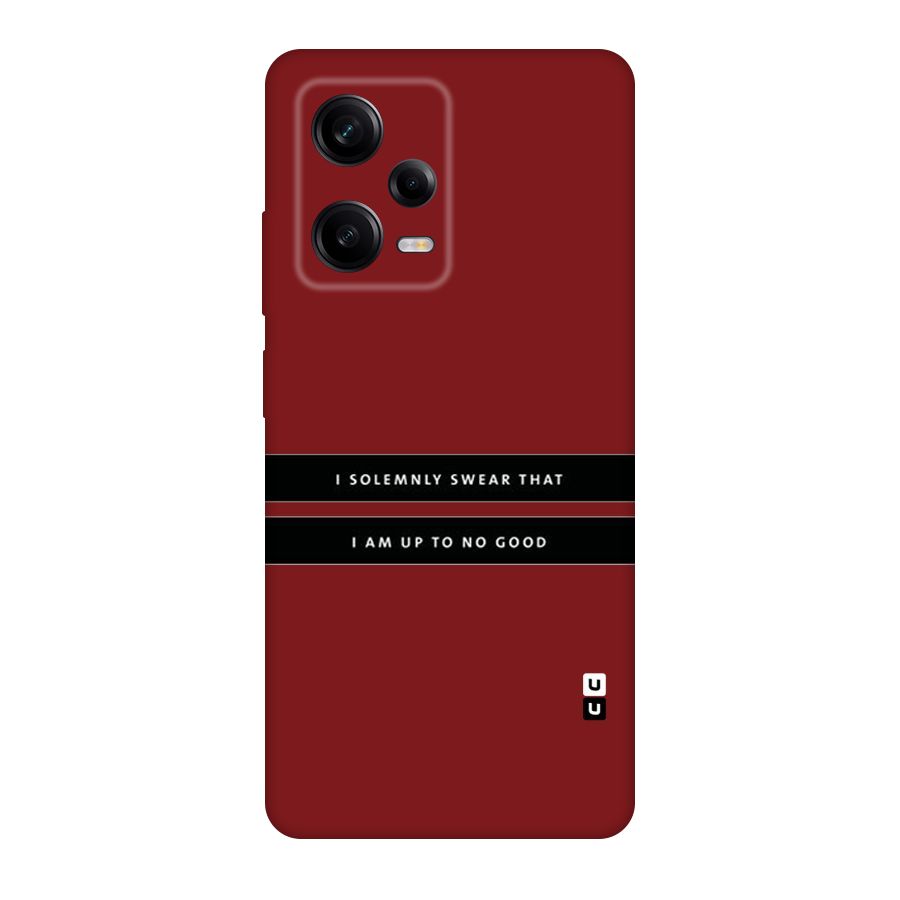 No Good Swear Original Polycarbonate Back Case for Redmi Note 12 Pro