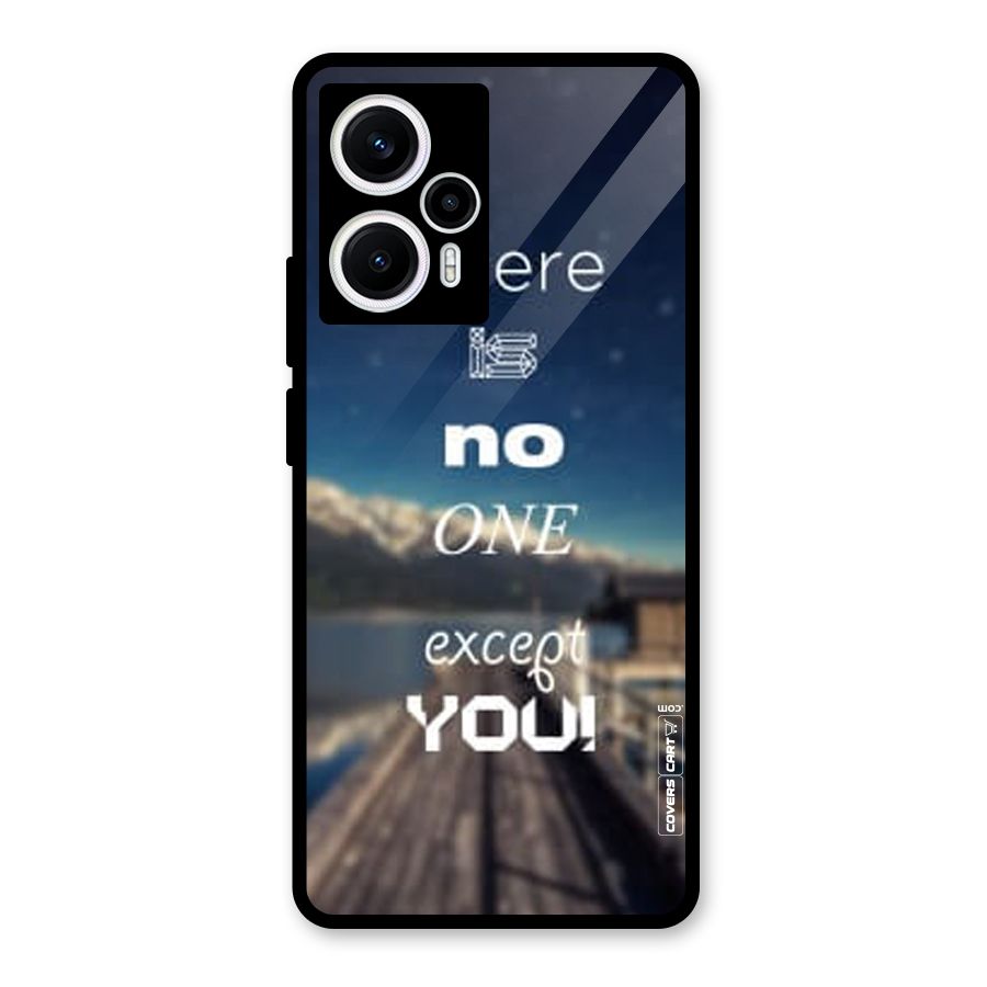 No One But You Glass Back Case for Poco F5