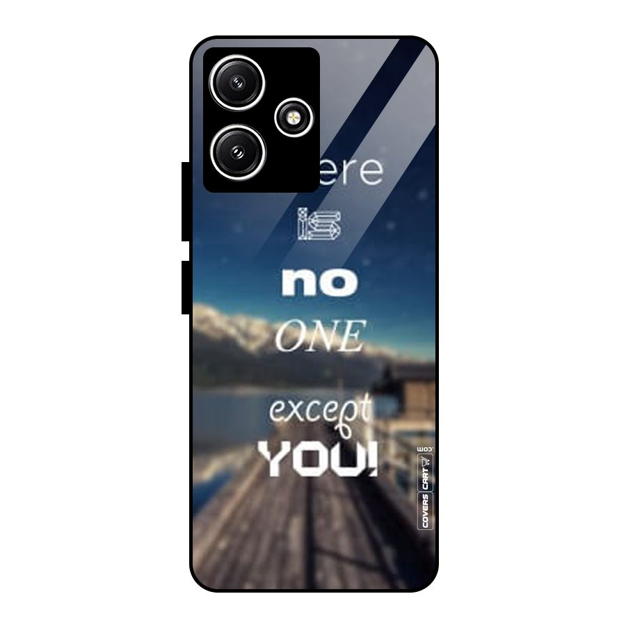No One But You Glass Back Case for Redmi 12 5G