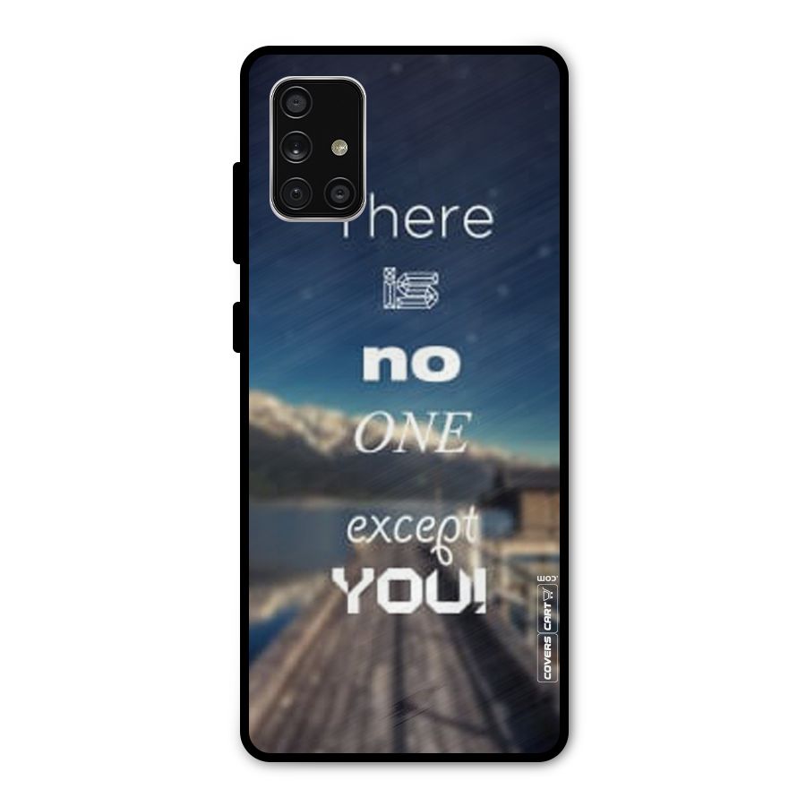 No One But You Metal Back Case for Galaxy A71