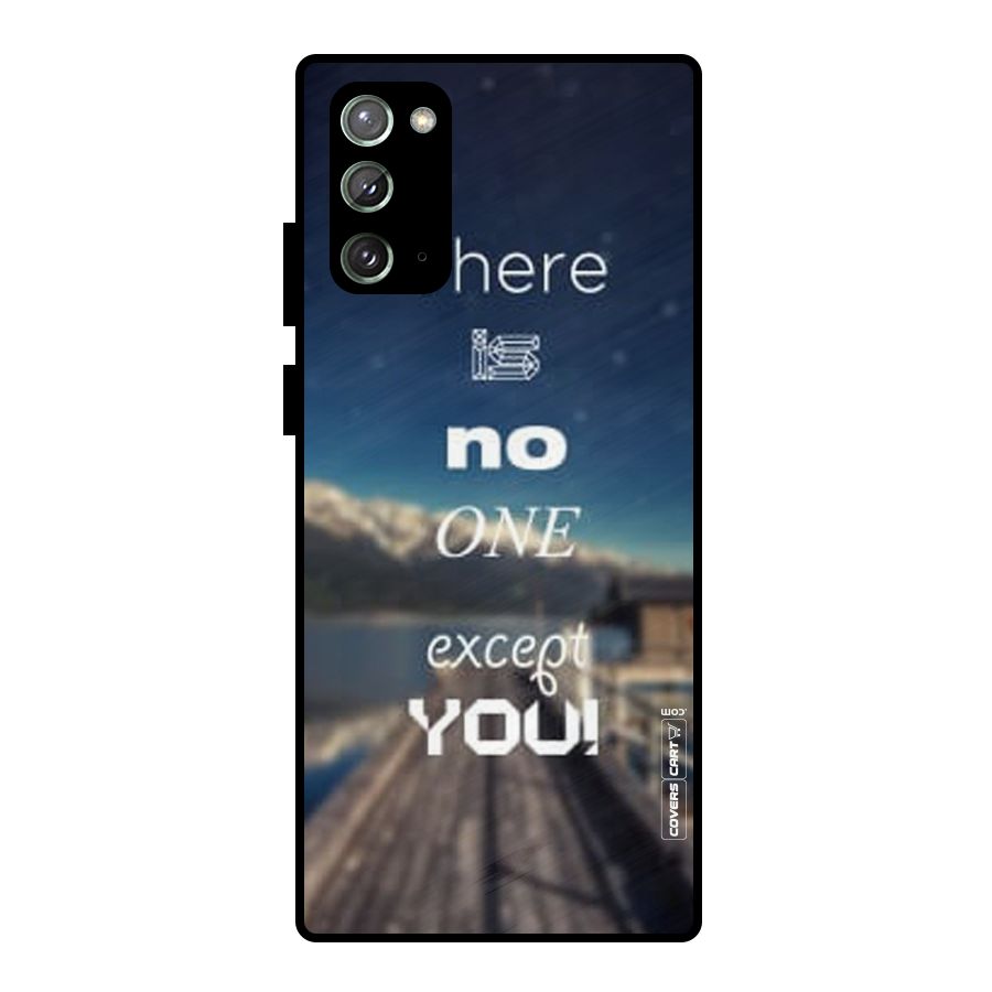 No One But You Metal Back Case for Galaxy Note 20