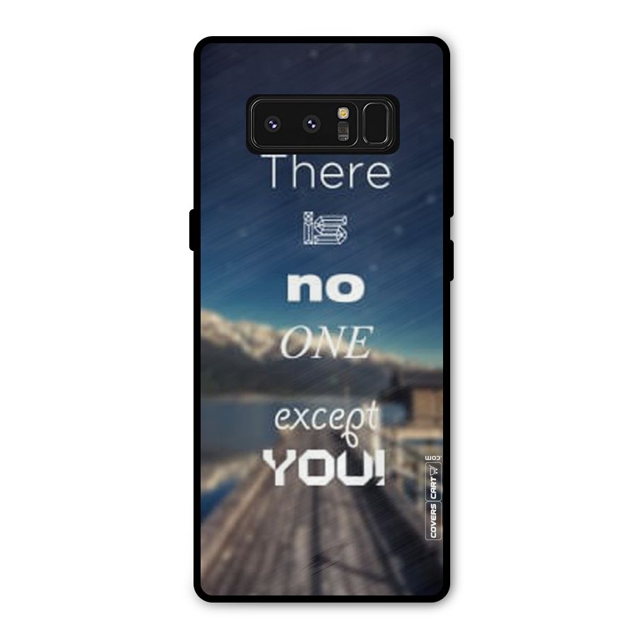 No One But You Metal Back Case for Galaxy Note 8