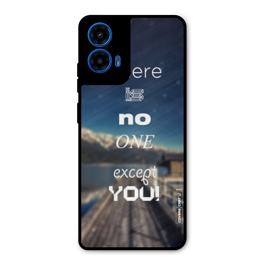No One But You Metal Back Case for Moto G45