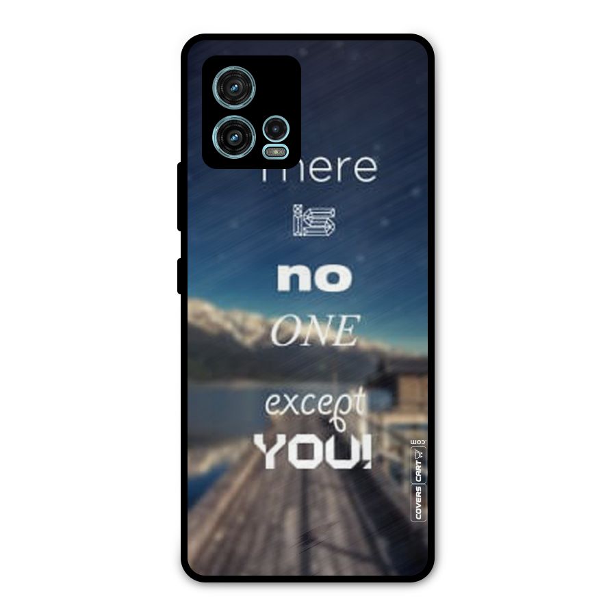 No One But You Metal Back Case for Moto G72
