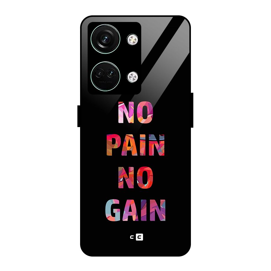 No Pain No Gain Glass Back Case for Oneplus Nord 3