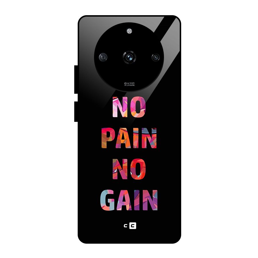 No Pain No Gain Glass Back Case for Realme Narzo 60 5G