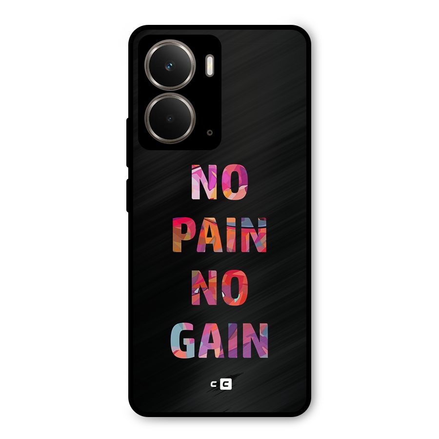 No Pain No Gain Metal Back Case for Realme P3