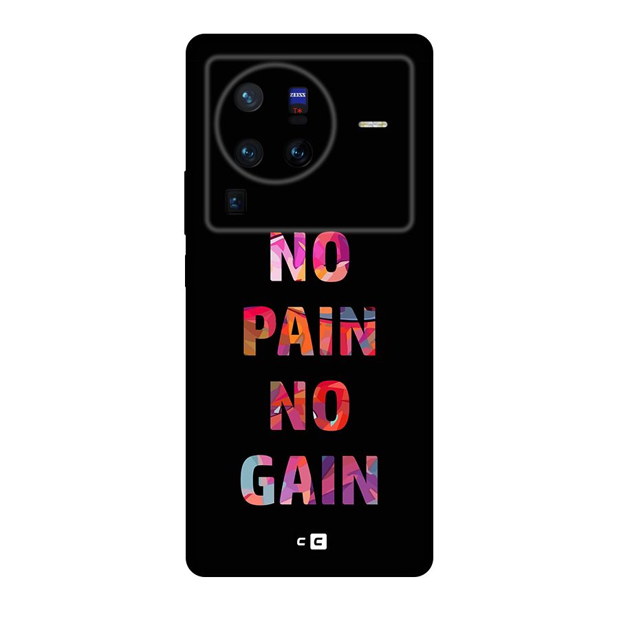 No Pain No Gain Original Polycarbonate Back Case for Vivo X80