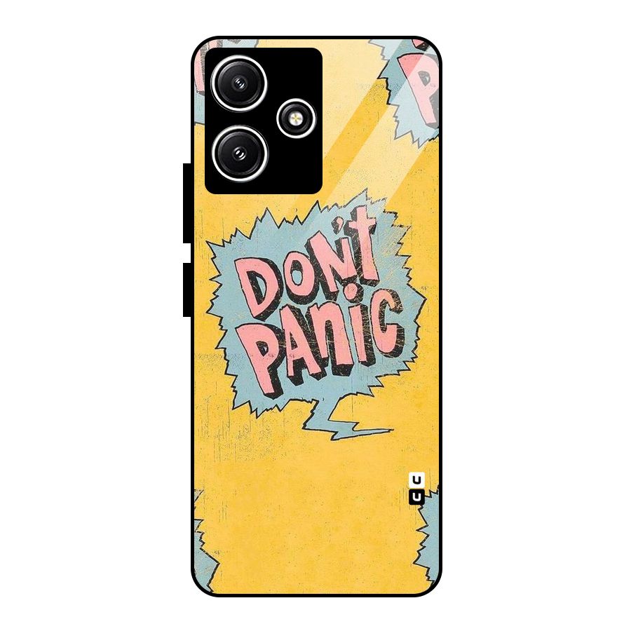 No Panic Glass Back Case for Redmi 12 5G