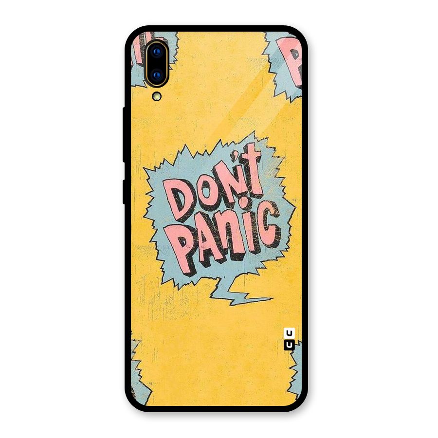 No Panic Glass Back Case for Vivo V11 Pro