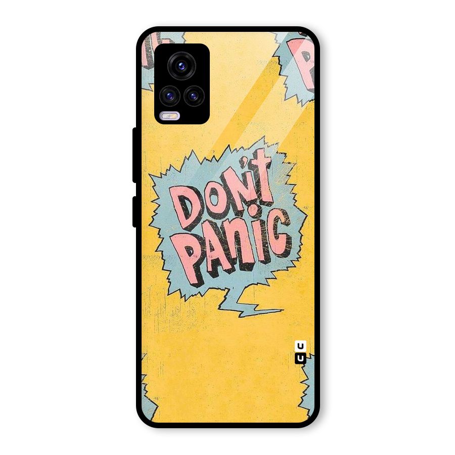 No Panic Glass Back Case for Vivo V20 2021