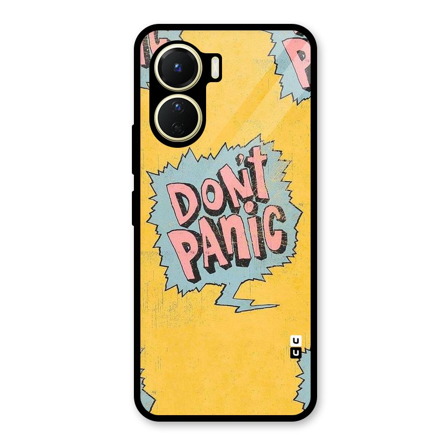 No Panic Glass Back Case for Vivo Y16