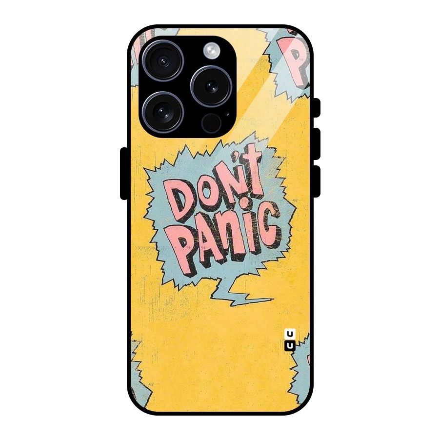 No Panic Glass Back Case for iPhone 15 Pro
