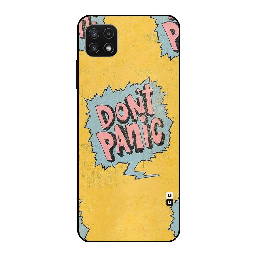 No Panic Metal Back Case for Galaxy A22 5G