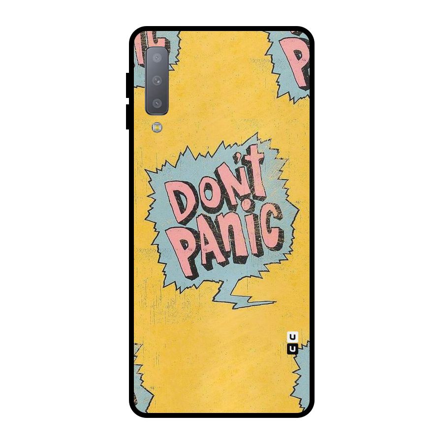 No Panic Metal Back Case for Galaxy A7 (2018)