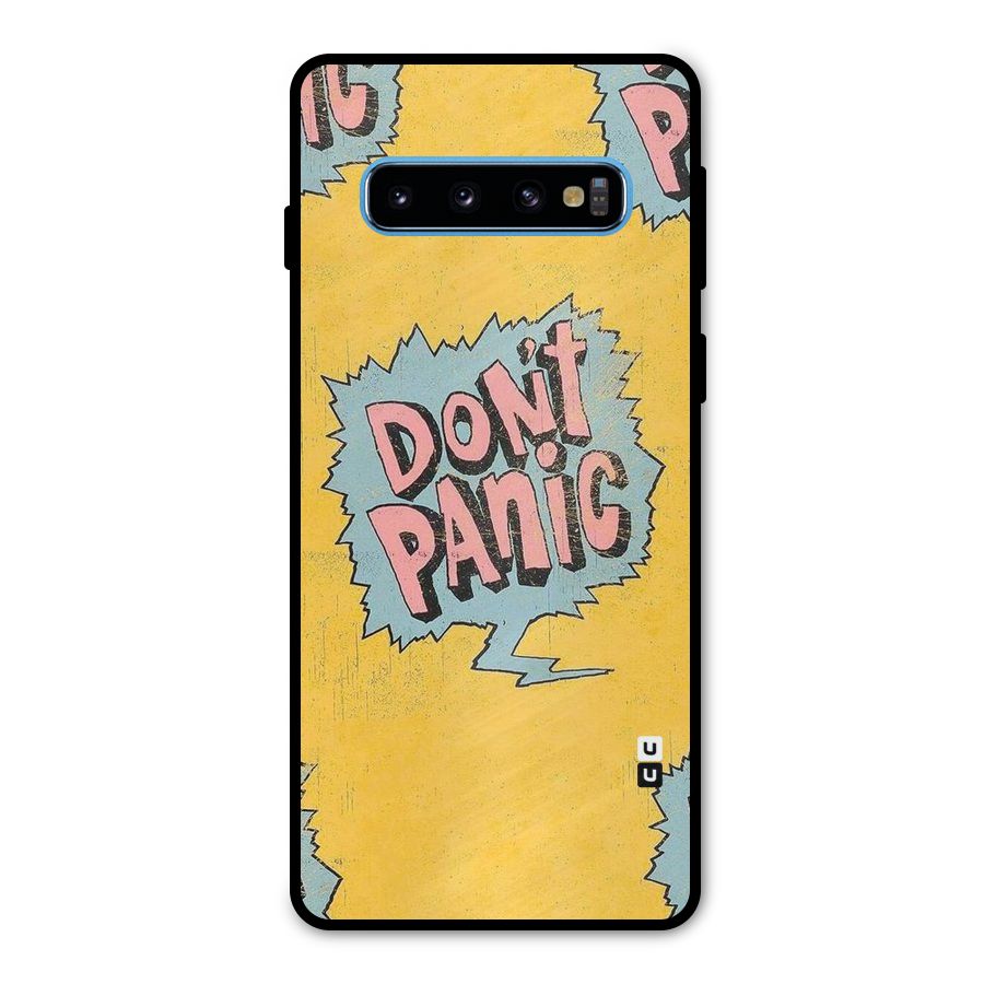 No Panic Metal Back Case for Galaxy S10