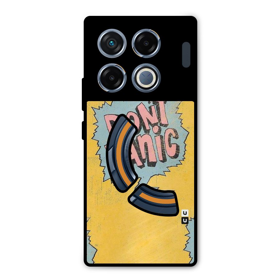 No Panic Metal Back Case for Infinix GT 20 Pro