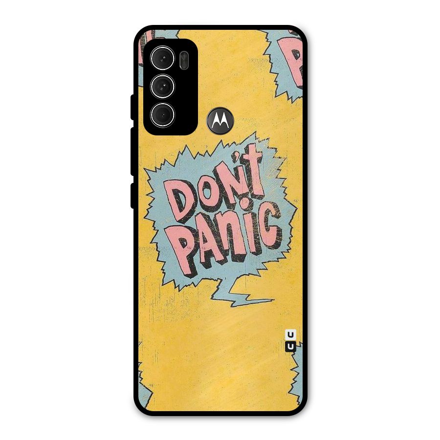 No Panic Metal Back Case for Moto G60