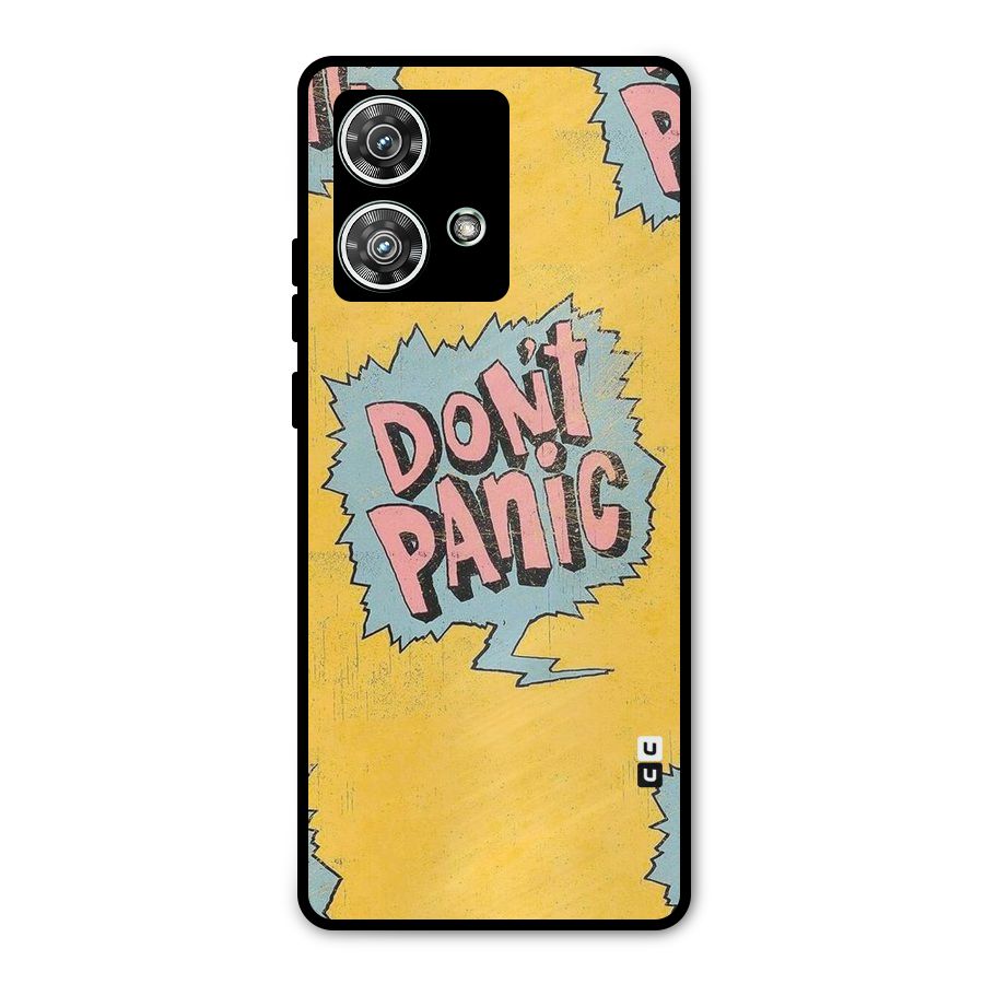No Panic Metal Back Case for Motorola Edge 40 Neo