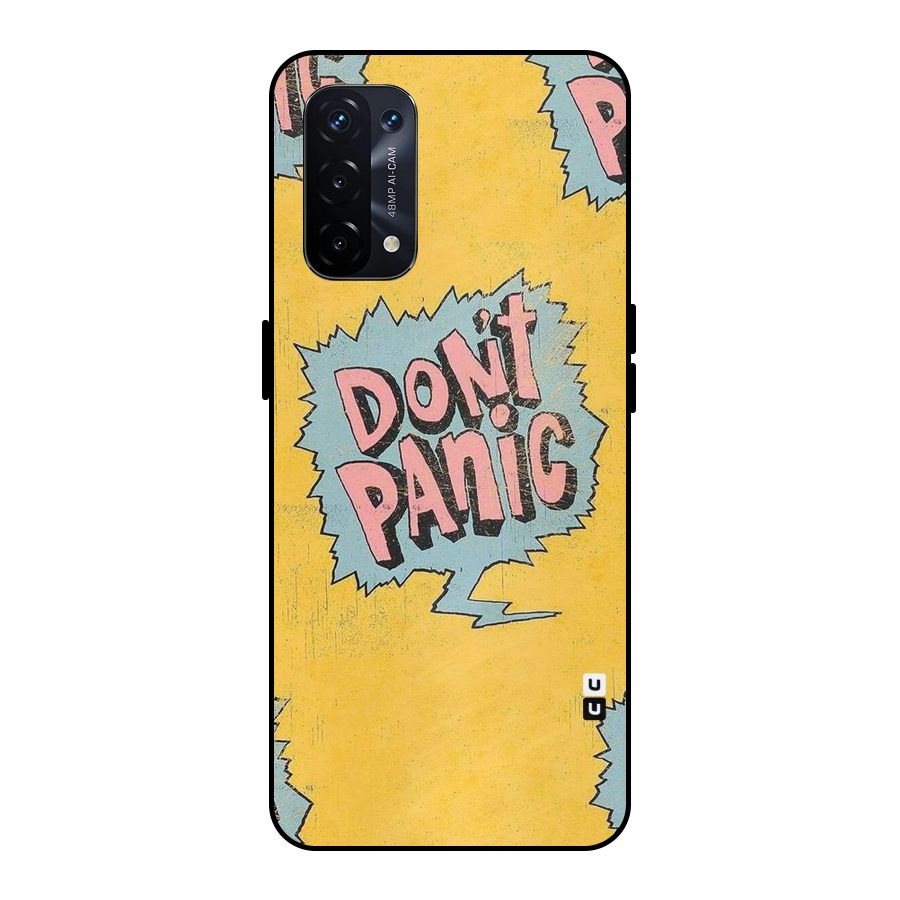 No Panic Metal Back Case for Oppo A74 5G