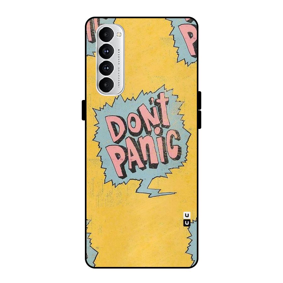 No Panic Metal Back Case for Oppo Reno4 Pro