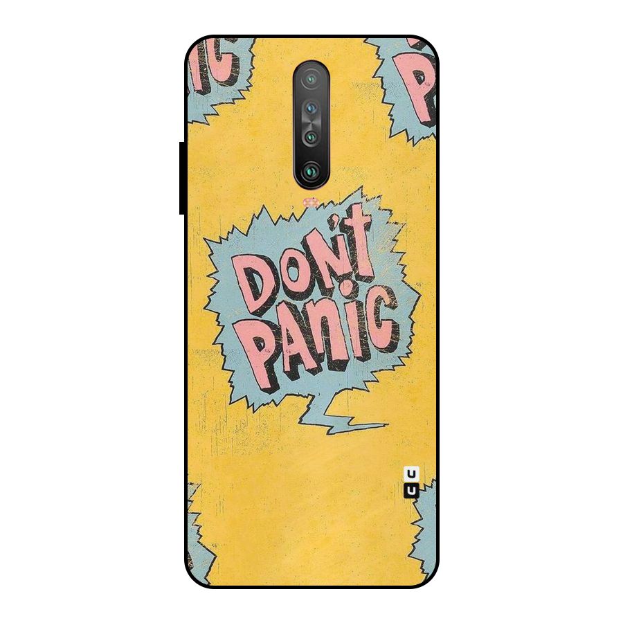No Panic Metal Back Case for Poco X2