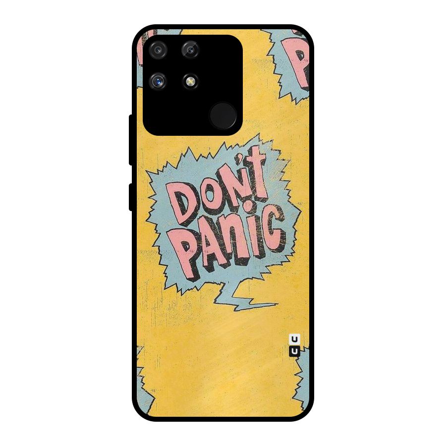 No Panic Metal Back Case for Realme Narzo 50A