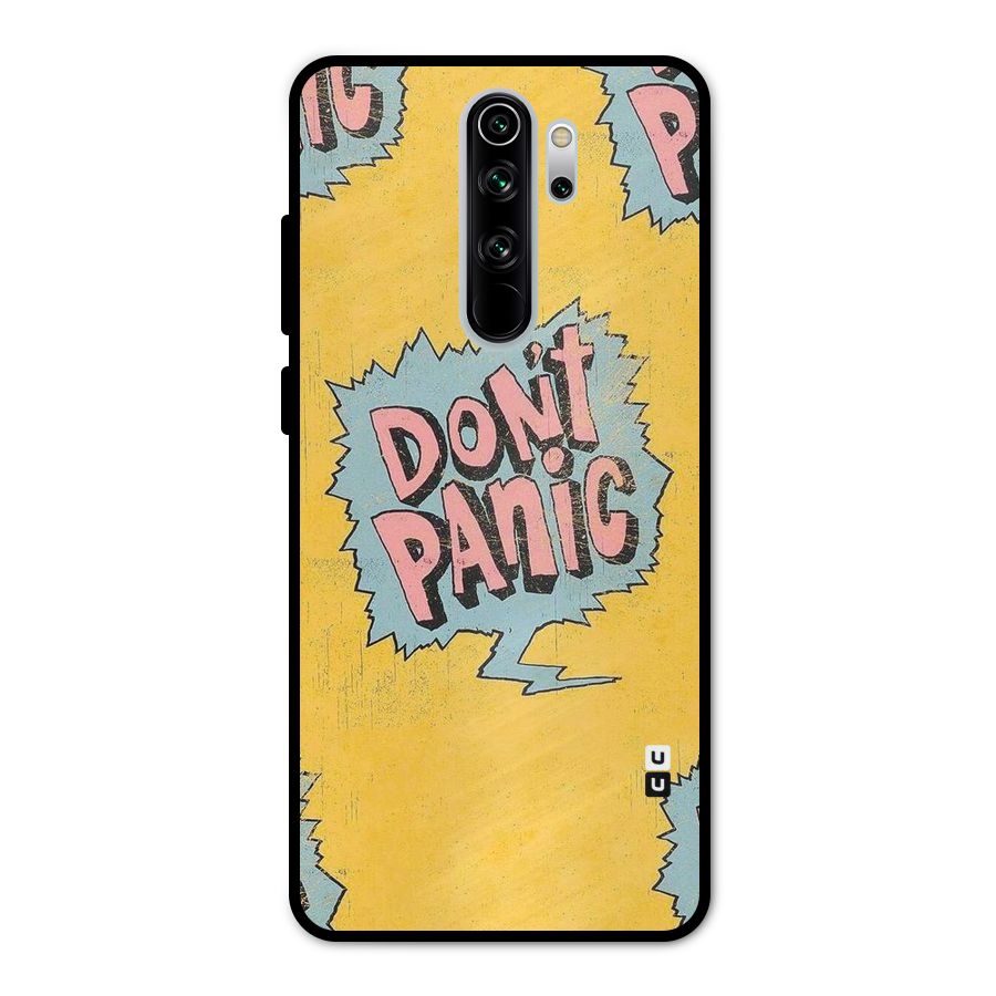 No Panic Metal Back Case for Redmi Note 8 Pro