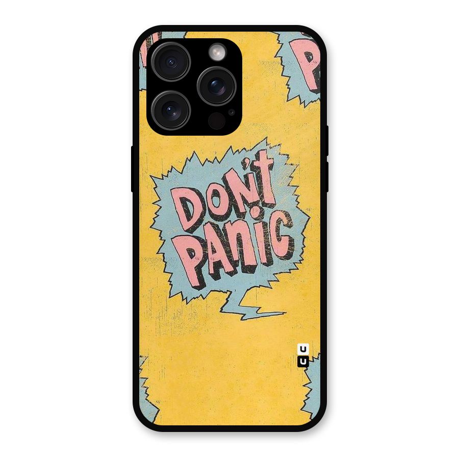 No Panic Metal Back Case for iPhone 15 Pro Max