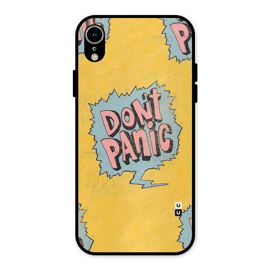 No Panic Metal Back Case for iPhone XR