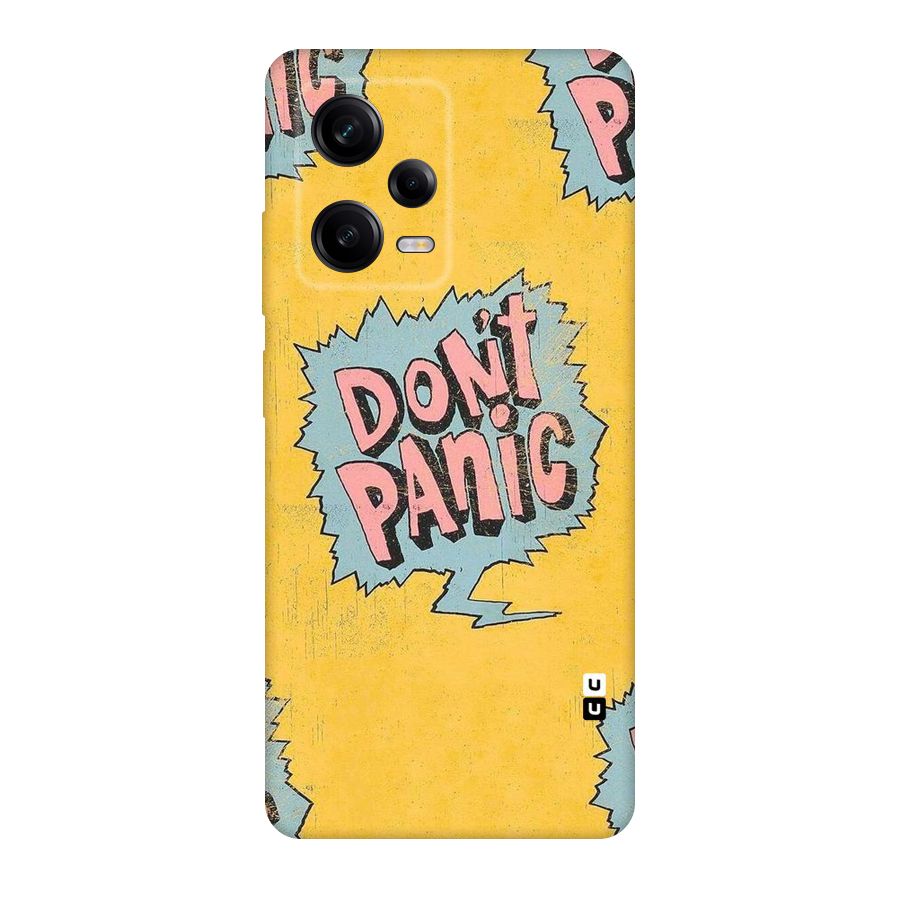 No Panic Original Polycarbonate Back Case for Redmi Note 12 Pro