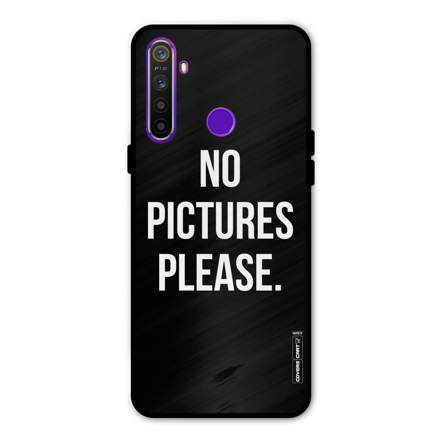 No Pictures Please Glass Back Case for Realme 5s
