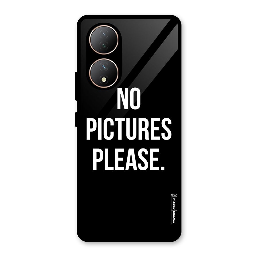 No Pictures Please Glass Back Case for Vivo Y100A