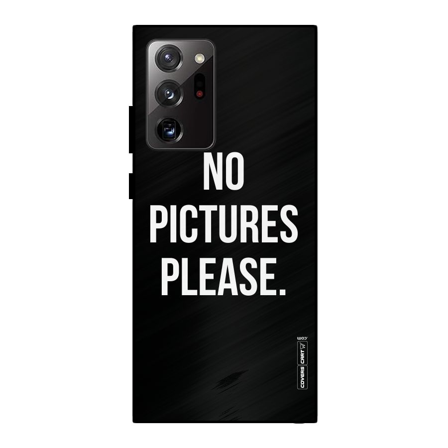 No Pictures Please Metal Back Case for Galaxy Note 20 Ultra